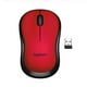 M220 Souris Sans Fil avec Récepteur USB de 2,4 GHz Souris de Jeu Optique Ergonomique 1000DPI pour Mac Os / Fenêtre 10/8/7 Couleur: Rouge – image 1 sur 8