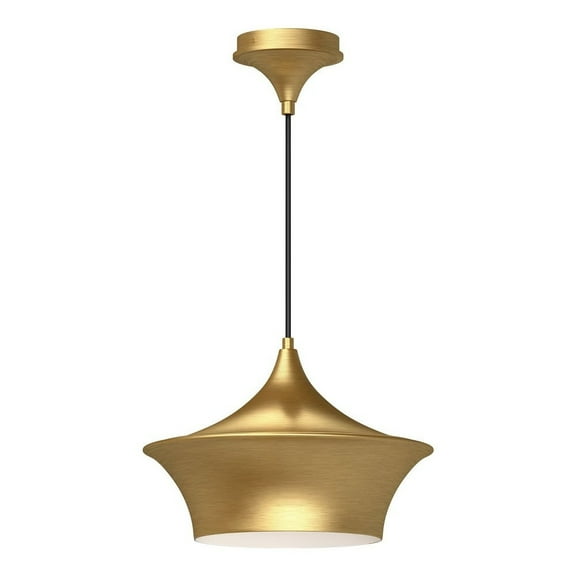 PD523013BG-Alora Lighting-Emiko - 1 Light Pendant-9.25 Inches Tall and 13 Inches Wide-Brushed Gold Finish    -Traditional Installation