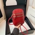 thumbnail image 1 of Bolso Hombro Pequeño Cruzado Cuerpo para Mujeres Correa Cuero Ajustable Con Billetera Sólida Bolsillo Viajar Por, 1 of 9