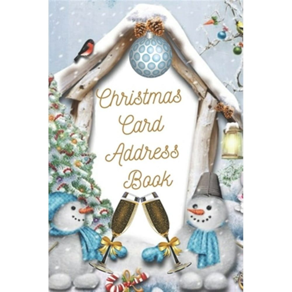 Christmas Card Address Book : Record a Book And Keep Track Of The Holiday Cards You Send And