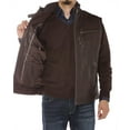 thumbnail image 5 of Mens Brown Coat Luciano Natazzi Full Grain Cow Leather Moto, 5 of 6