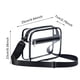 thumbnail image 3 of Bolsa cruzada transparente con correa ajustable para el hombro, material de PVC, aprobada para conciertos y eventos en estadios, 3 of 6
