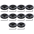 thumbnail image 1 of 10PCS 200X6mm Industrial Aluminum Rubber Measuring Rotary Encoder Meter Wheel, 1 of 5