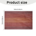 thumbnail image 3 of Evlmd Placemats, Vinyl Table Place Mats Washable Wipeable Placemat for Kitchen Dining Table Decoration Indoor Outdoor Placemats Set of 6, 12x18 Inch, 3 of 6