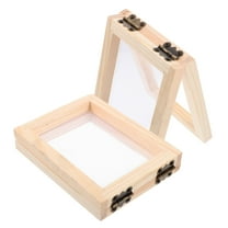 Topbathy Paper Making Supplies Diy Crafting Wood 2Pcs