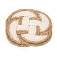 thumbnail image 3 of 2 Pcs Heat Resistant Coasters Round Braided Absorbent Drink Coasters for Home Office, 3 of 5
