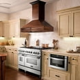 thumbnail image 5 of Zline Kitchen and Bath ZLINE 36" Wooden Wall Mount Range Hood in Walnut - Includes Motor, 5 of 8