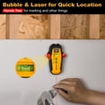 thumbnail image 4 of Stud Finder Prexiso PRECISO 2 en 1 con nivel láser y viales, 4 of 8