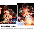 thumbnail image 4 of 2022 Valentine's Day LED rose flower Bobo transparent creative net red bouquet balloon night market stall confession Bobo ball, 4 of 8