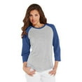 thumbnail image 1 of Ladies Baseball Fine Jersey T-Shirt-LA3530, 1 of 4