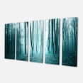 thumbnail image 2 of Forêt Magique Turquoise - Art Moderne sur Toile, 2 of 3