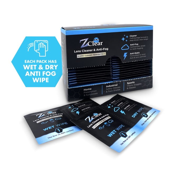 Z Clear Lens Wipes for Eyeglasses Individually Wrapped Eye Glasses