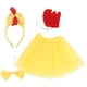 thumbnail image 2 of Disfraz de pollo para niños, falda tutú y linda diadema de peluche para Halloween, fiestas de cumpleaños, actividades divertidas para jugar., 2 of 8