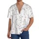 thumbnail image 1 of Balery Bunny And Bird Camisa Casual de Manga Corta con Botones para Hombre, Texturizada, Estilo Cubano, para Playa, Verano-XX-Large, 1 of 5