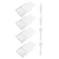 thumbnail image 1 of Rongfmy 4 Pieces Rhinestone Tray DIY Craft Organizer for Adults Point Drill Pen Tray white, 1 of 9