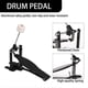 thumbnail image 2 of Single Bass Drum Pedal with Mallet - Drum Foot Pedal for Drum Kit, Percussion Instrument Kick Pedal, Single Chain Drive, Includes Drum Stool, 2 of 5