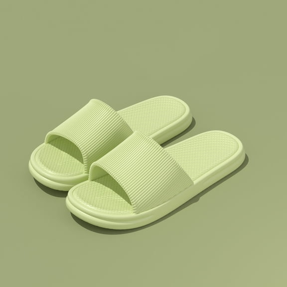 Aueoeo Shower Shoes for Men Women Slides Bathroom Slippers Pool Slides Lightweight Beach Open Toe Dressy Slippers