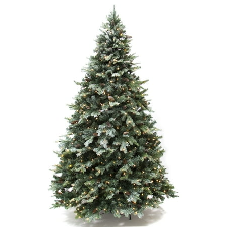 Best Choice Products 75 Ft Prelit Premium Frosted Spruce Hinged Artificial Christmas Tree W Best Choice Products 75 Ft Prelit Premium Frosted Spruce Hinged Artificial Christmas Tree W