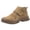 Khaki, variant on AUDeals Men's Welding Work Boots Steel Toe Slip On Safety Shoes Protective Construction Work Footwear (Brown, 9)