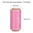 thumbnail image 2 of Unique Bargains 186 Yards 210D/1mm Leather Sewing Thread Polyester Waxed Cord, Lavender Pink, 2 of 5