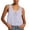 Sky Blue, variant on WRKEKC Cami Tank Tops for Women V-Neck Lace Trim Button Front Linen Sleeveless Top with Tie Detail and Loose Boho Style for Summer