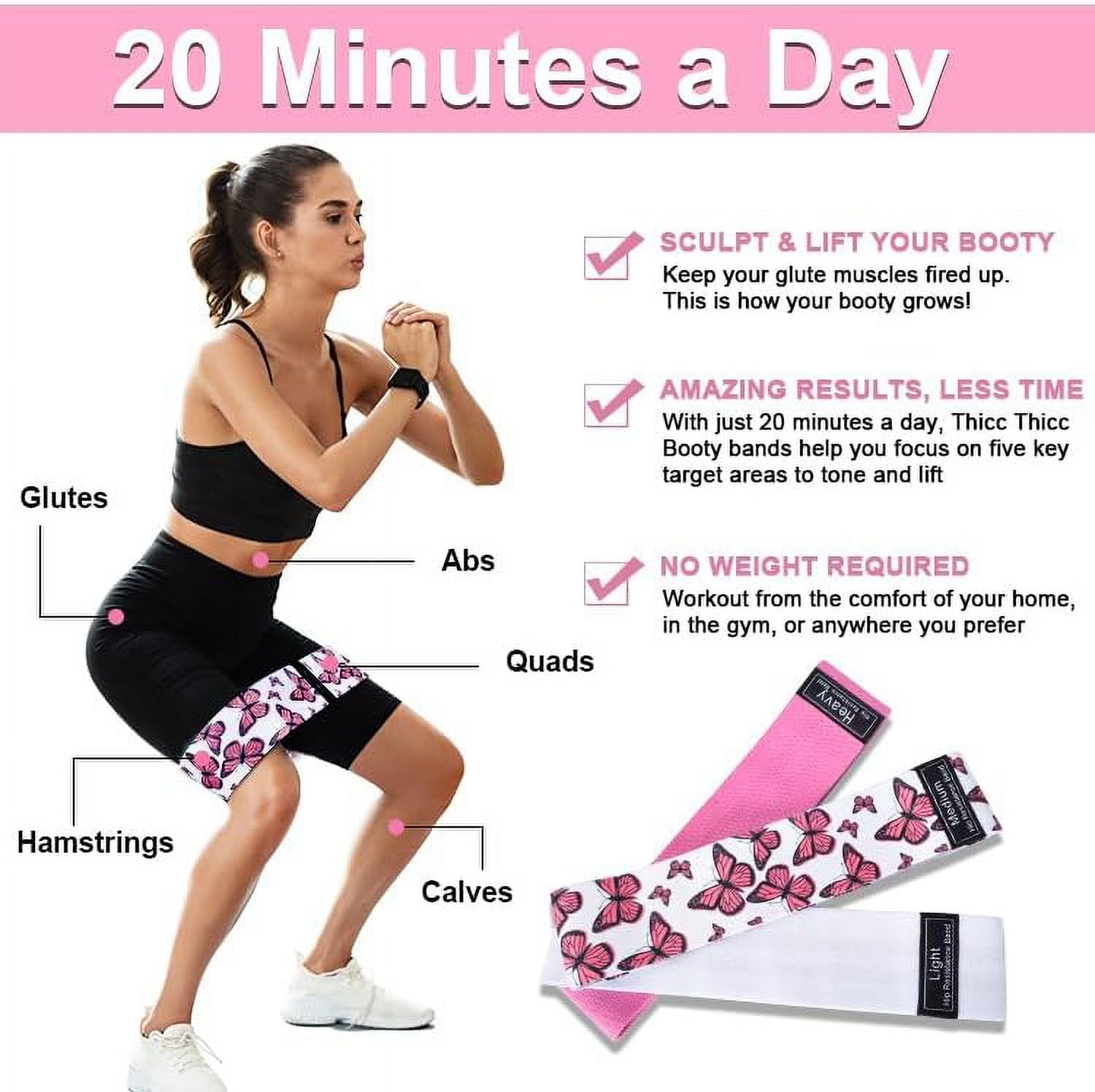 20 Min Bum Building Workout Glute Exercises For Home Best 20