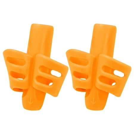 Pencil Grips Pencil gripper handwriting aid tools for beginners Pencil Holder for learning to Write for Training Pen Holding Posture Correction Tools Orange 2Pcs
