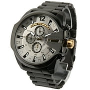 Diesel Mega Chief Mens Black Stainless Steel Quartz Watch DZ4479