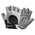 thumbnail image 1 of Guantes de medio dedo jinwen deportivos para entrenamiento de fuerza XL Gris Claro, 1 of 8