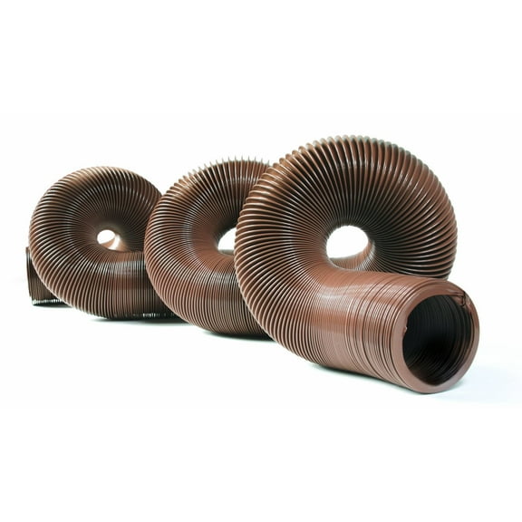 Camco 20' Heavy Duty Sewer Hose - Vinyl, Brown - 1 Pack, 20'