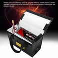 thumbnail image 2 of Large Space Explosionproof Lipo Battery Storage Bag - Black, 2 of 12