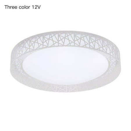

LED Ceiling Light 12V 10.6inch Modern Bird Nest Round Ceiling Light Fixture LED Flush Mount Ceiling Light 3 Lighting Colors Ceiling Lamp for Bedroom Bathroom Kitchen Hallway Entrance