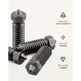 thumbnail image 5 of 10 Pcs Hardened Steel Nozzle Fit for Anycubic Kobra 3 3D Printer, M6 Thread, 0.2 mm 0.4 mm 0.6 mm 0.8 mm, Quick-Swap High Flow, 5 of 6