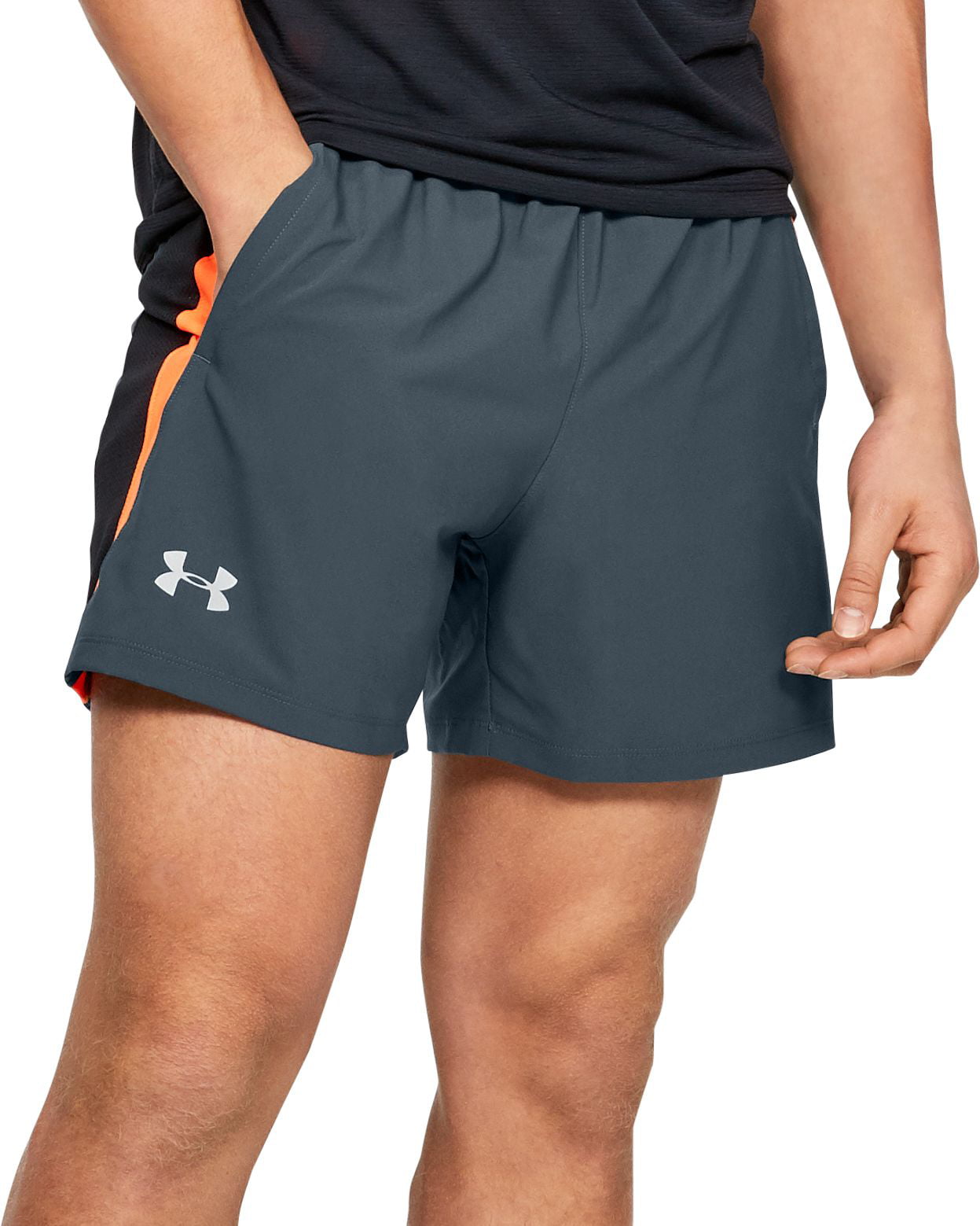 Blue Under Armour Launch SW 5 Inch Mens Running Shorts 