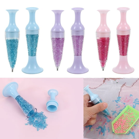 LQCrafK 5D Diamond Painting Drill Pen Point Drill Pen Diamond Painting Tools Diamond Painting Pen for DIY Crafts Nail Art Sewing Crossing Stitch Accessories