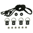 thumbnail image 4 of ROMANSENTIAL 1 Set Kayak Leash Cord Heavy Duty Bungee Cord for Outdoor Gear in Black Color, 4 of 8