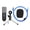 Silver, variant on YAHHU Golden Condenser Microphone Stable USB Desktop Tripod MIC High Sensitivity Adjustable Angle for PC Chatting Gaming Recording Podcast Equipment 9.06 inches / 23 cm