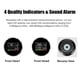 thumbnail image 3 of 6-in-1 Carbon Monoxide Detector Portable LED Display CO2 TVOC HCHO Temperature Humidity Monitor with BT APP Control 60 Days Data Storage, 3 of 5
