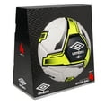 thumbnail image 4 of (8 pack) Umbro Tristar Size 4 Youth and Beginner Soccer Ball, White/Black/Yellow, 4 of 6