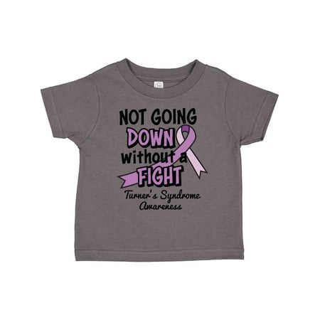 

Inktastic Not Going Down Without a Fight Turners Syndrome Awareness Gift Toddler Boy or Toddler Girl T-Shirt