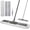 Grey(36"*5.1"), variant on 36" Professional Industrial Dust Mop with Telescopic 62" Handle, Heavy Duty Wet & Dry Floor Cleaner for Hardwood, Tile, Office Use