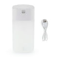 thumbnail image 2 of Gustave 350ml Cool Mist Air Humidifier with 7 Color Changing LED Lights, Desktop Quiet Aromatherapy Essential Oil Diffuser Auto Shut-Off for Home Office Bedroom Car "White", 2 of 9