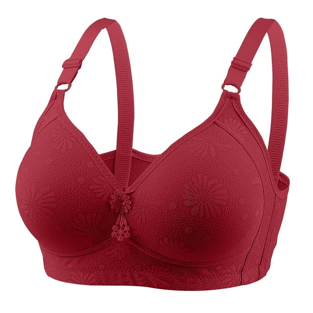 Birdeem Womans Printing Thin Style Ventilate Sweat Absorption Large Size Bras without Steel Rim