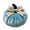 Light Blue, variant on Mini Faux Pumpkin Decoration Set Realistic Artificial Pumpkins for Halloween Table Centerpiece Fall Thanksgiving Decorations Home Seasonal Decor, 1Pack Black