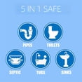 thumbnail image 3 of SUTWOEN Crystal Lye Drain Opener, Lye Sodium Hydroxide, Unclogs Bathroom Kitchen Sinks, Shower Pipes & Toilets, Sink Drain Cleaner, Clog Remover for Clogged Drains Bathtub Pipes, 3 of 4