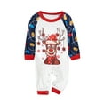 thumbnail image 3 of Meihuid Christmas Pajamas for Family Matching Xmas Christmas Pjs Set Santa Claus Cartoon Print Cute Holiday Family Sleepwear, 3 of 10
