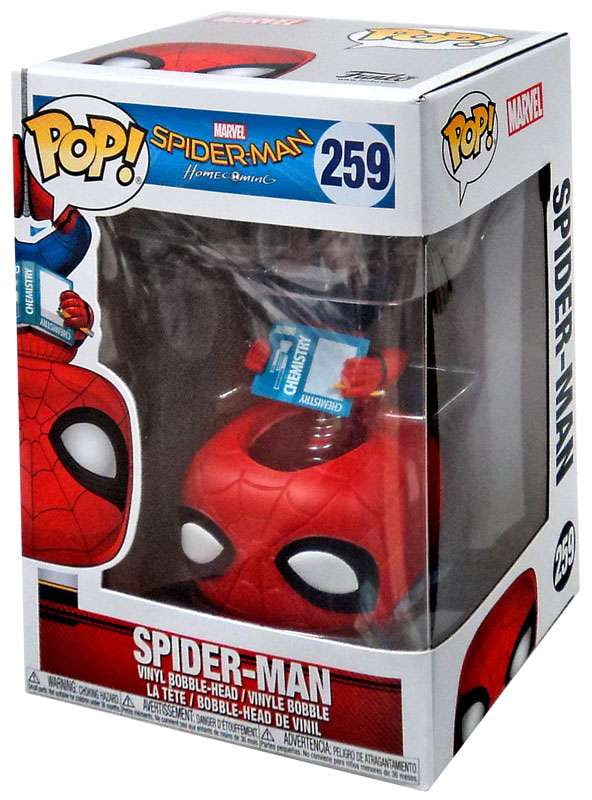 HOT Marvel Spider-Man Upside Down Spiderman Bobble Head action Figure Present 