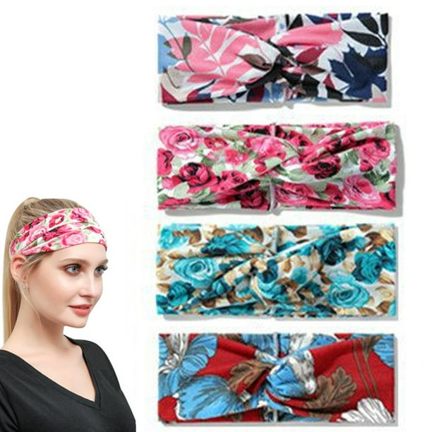 1pc Women'S Elastic Crisscross Satin Headband For Washing Face, Comfortable  Stretchy Hairband