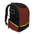 thumbnail image 4 of Mochila de limpieza, bolsa de limpieza, organizador de limpieza con múltiples bolsillos marrón, 4 of 9