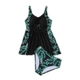 thumbnail image 4 of Warop Women's Modest One-Piece Swimsuit with Built-in Bra, Wire-Free Padded Support, and Shorts for Beach and Pool Activities, 4 of 9